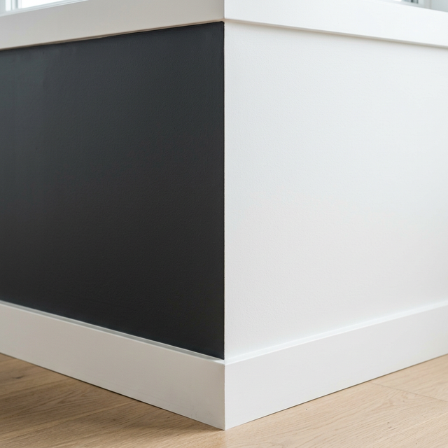 Präzise Malerarbeit Detail